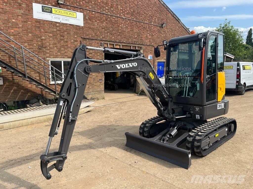Volvo EC 27 D ミニ油圧ショベル 7t以下（ミニユンボ・ミニディガー）