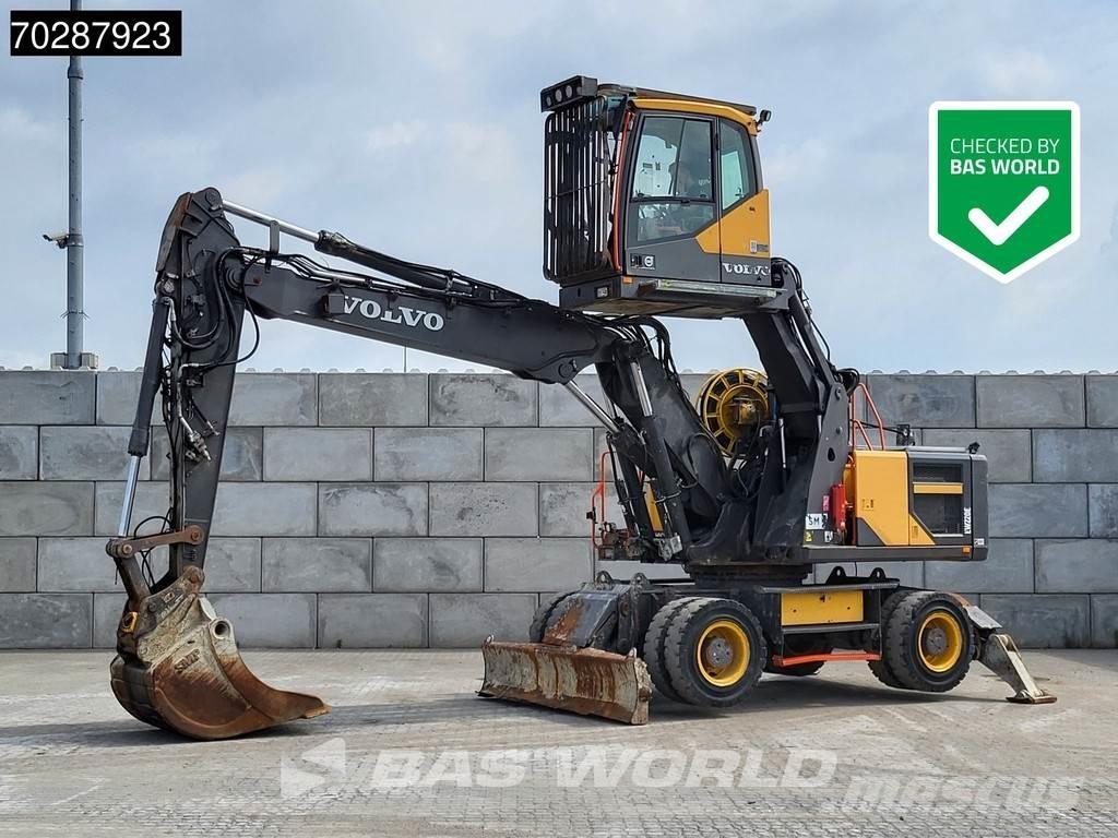 Volvo EW220 E ホイール式油圧ショベル（パワーショベル・ユンボ・バックホー）