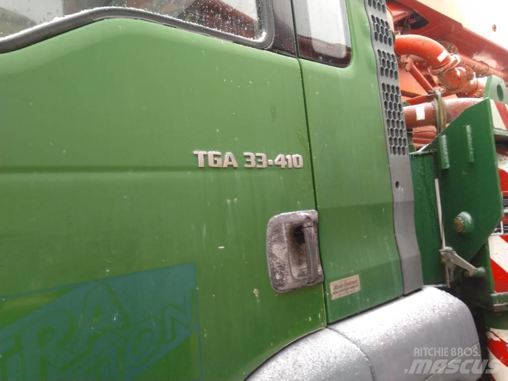 MAN TGA 33.410 コンクリートポンプ車