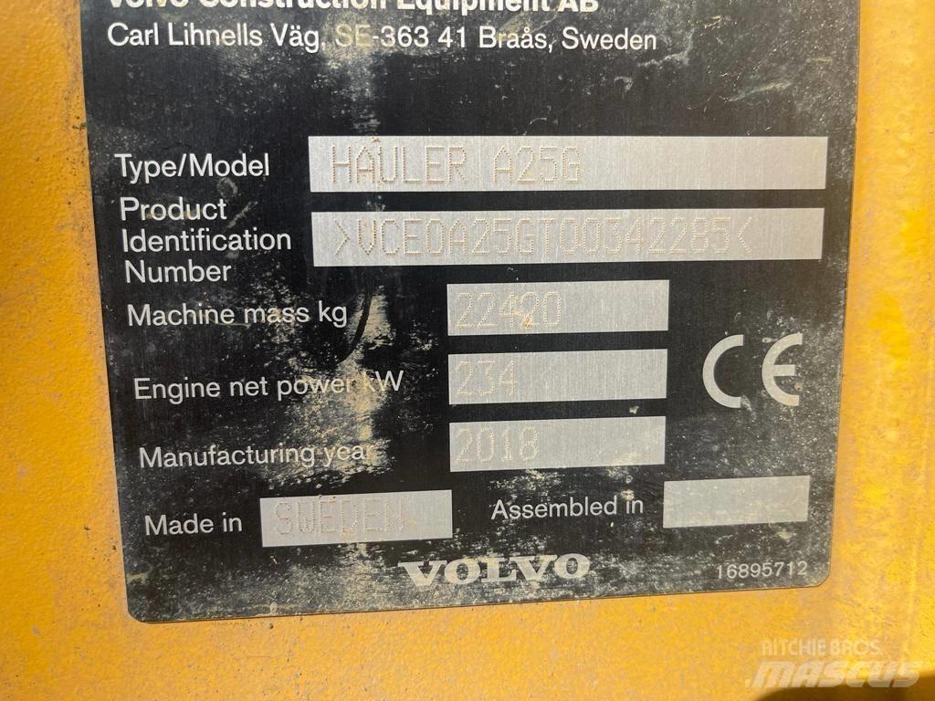 Volvo A 25 G アーティキュレート式ダンプトラック