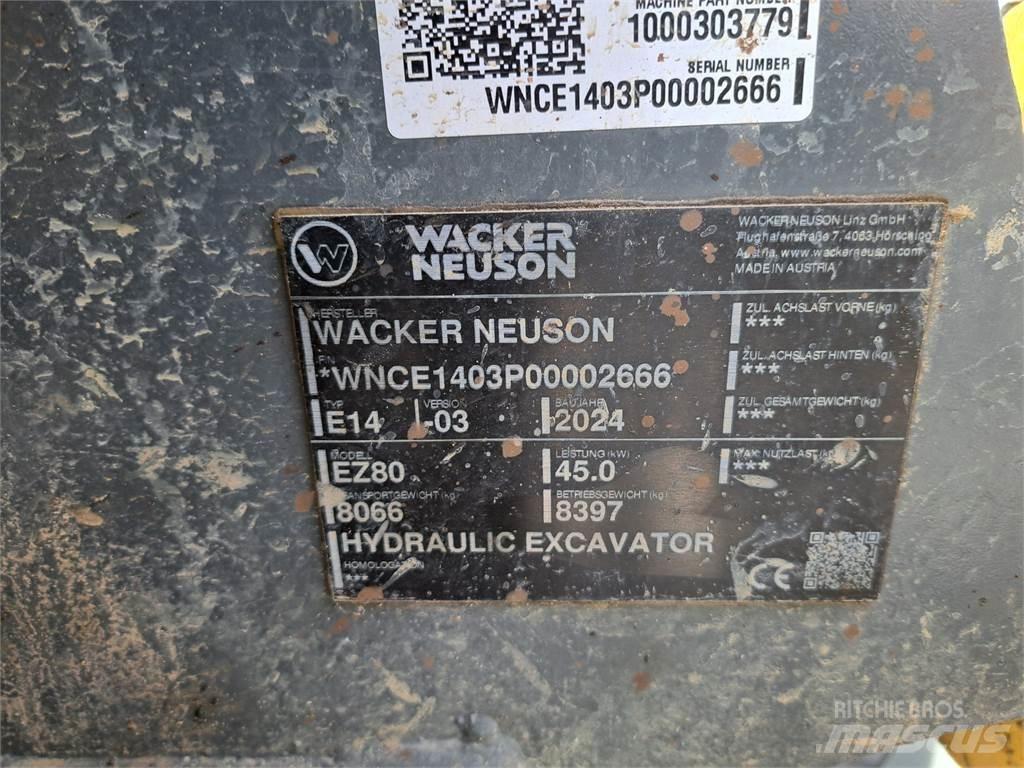 Wacker Neuson EZ80 大型油圧ショベル12t以上（パワーショベル・ユンボ）