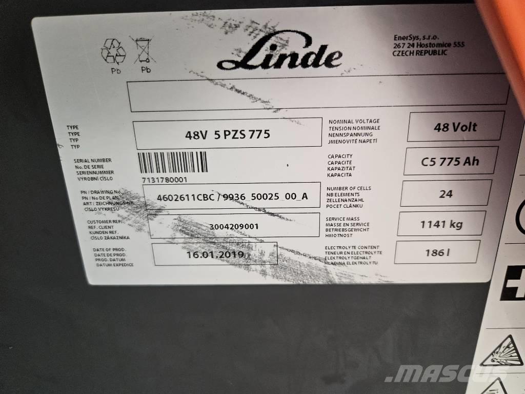 Linde R20N 自走式スタッカー