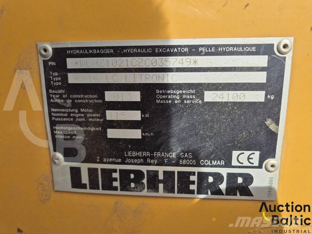 Liebherr R 916 LC 大型油圧ショベル12t以上（パワーショベル・ユンボ）