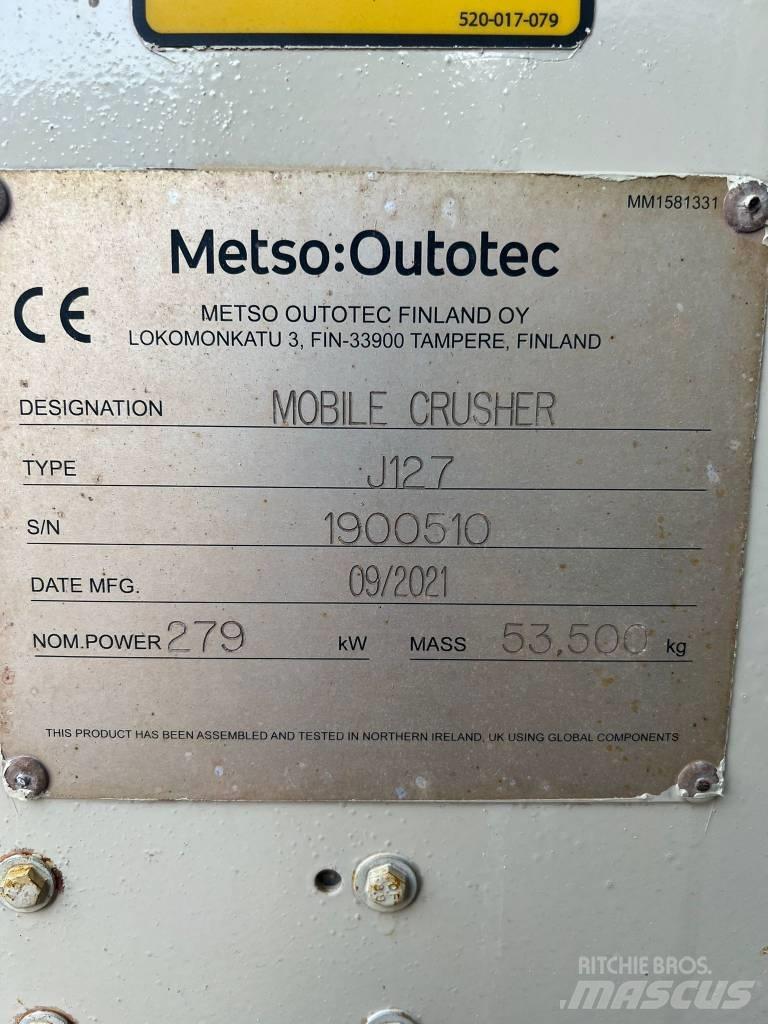 Metso Nordtrack J127 クラッシャー固定式