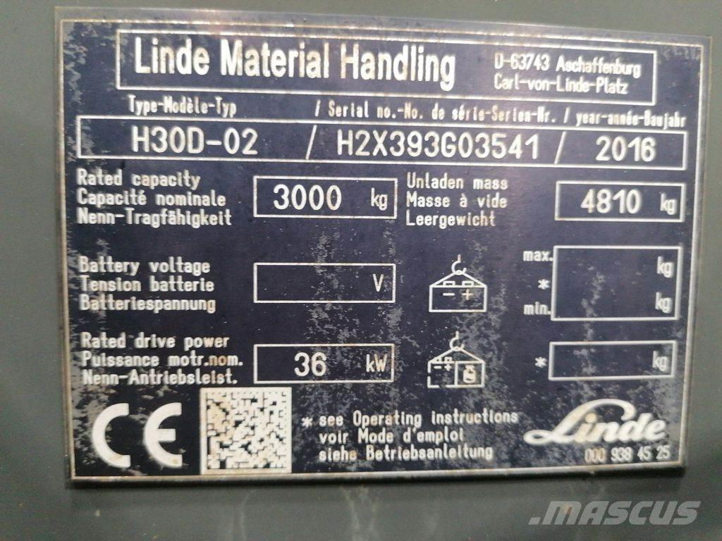 Linde H30D-02 ディーゼル・軽油