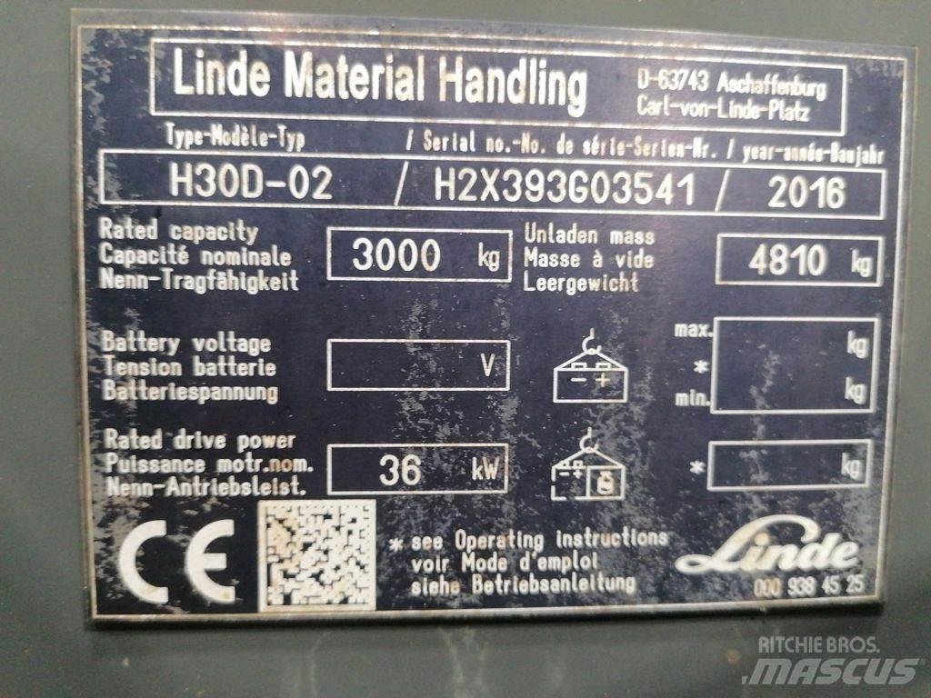 Linde H30D-02 ディーゼル・軽油