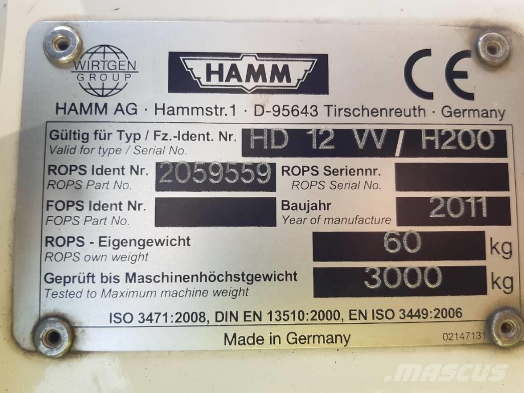 Hamm HD 12 VV タンデムローラ