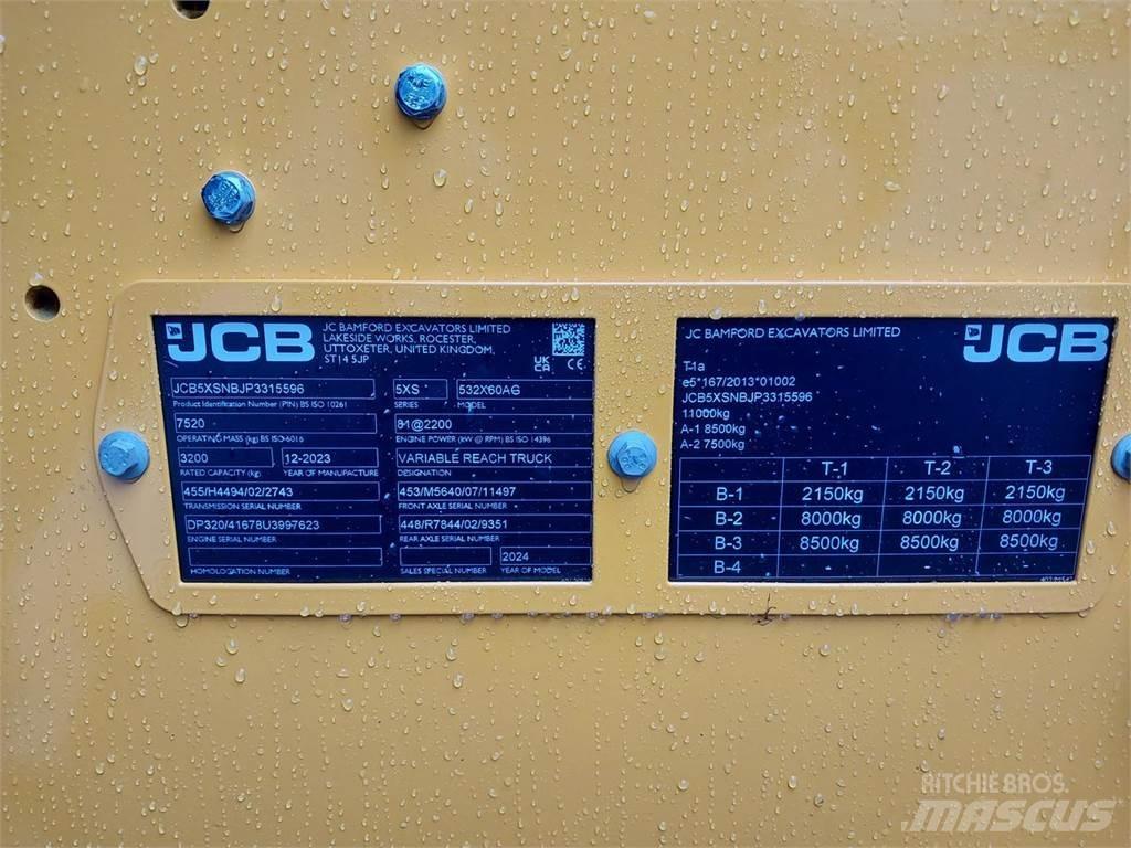 JCB 532-60 AGRI テレスコーピックハンドラー