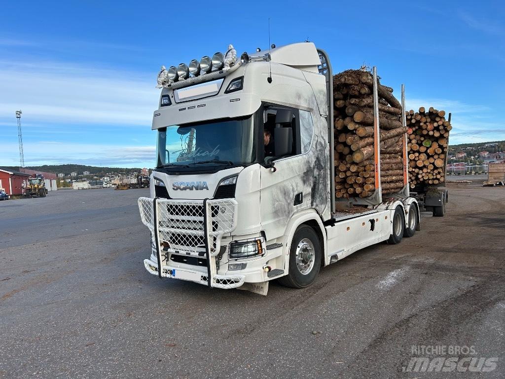 Scania R 650 木材トラック
