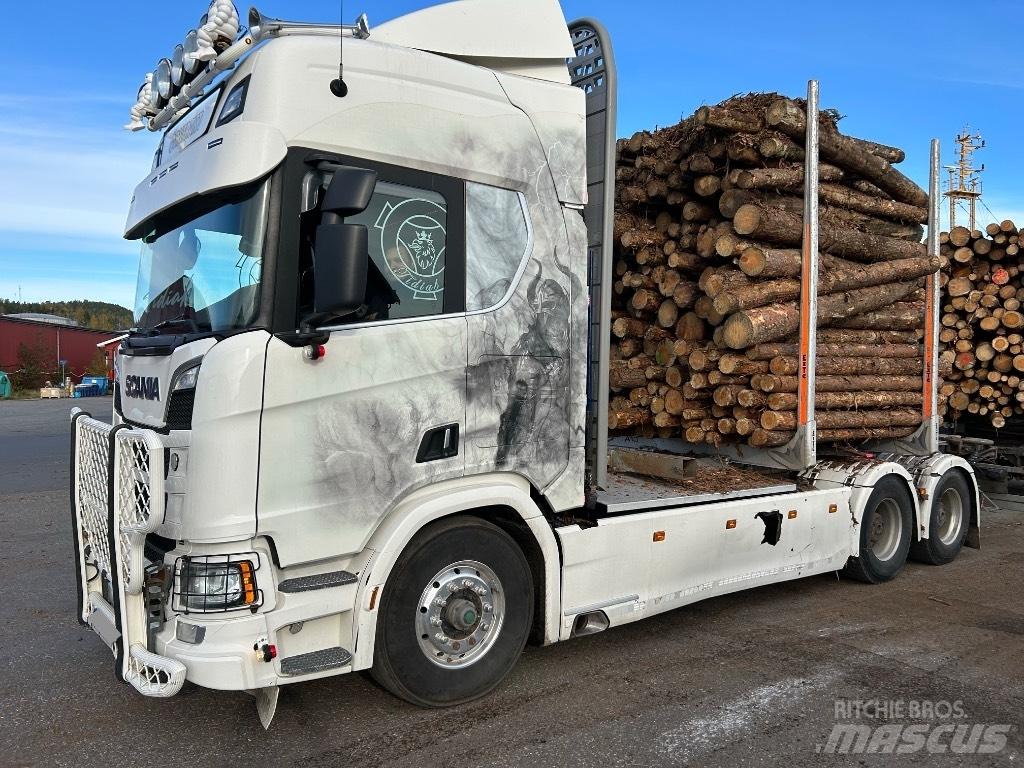 Scania R 650 木材トラック