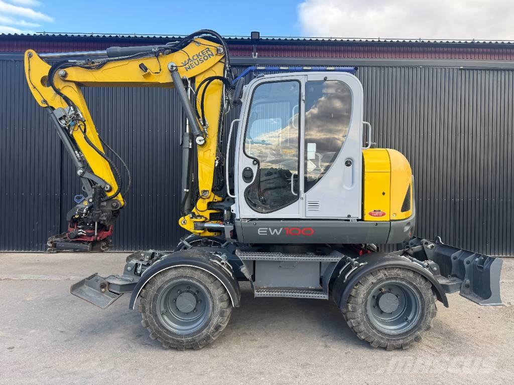 Wacker Neuson EW 100 ホイール式油圧ショベル（パワーショベル・ユンボ・バックホー）