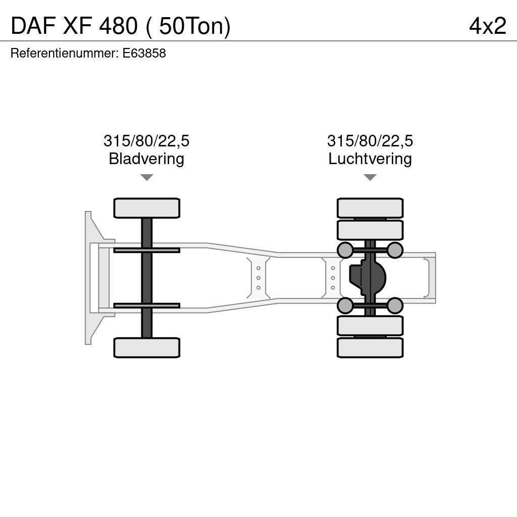 DAF XF 480 ( 50Ton) 中古トラクターヘッド | トレーラーヘッド