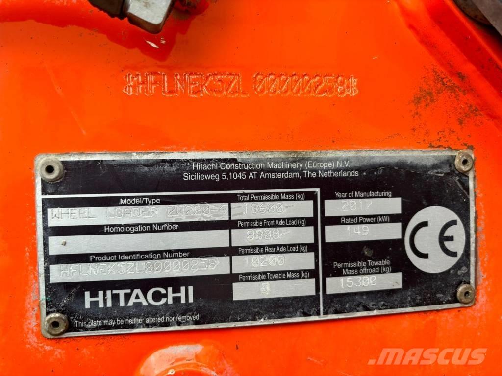 Hitachi ZW 220-6 ホイールローダー・タイヤショベル