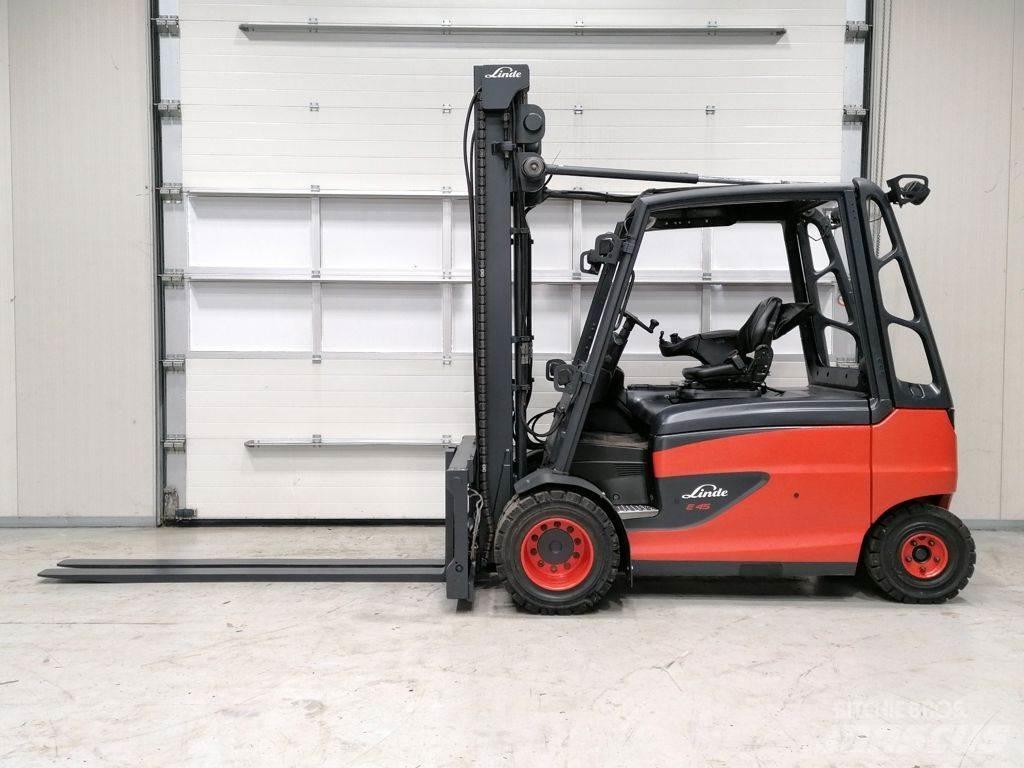 Linde E45HL/01-600 バッテリーフォークリフト