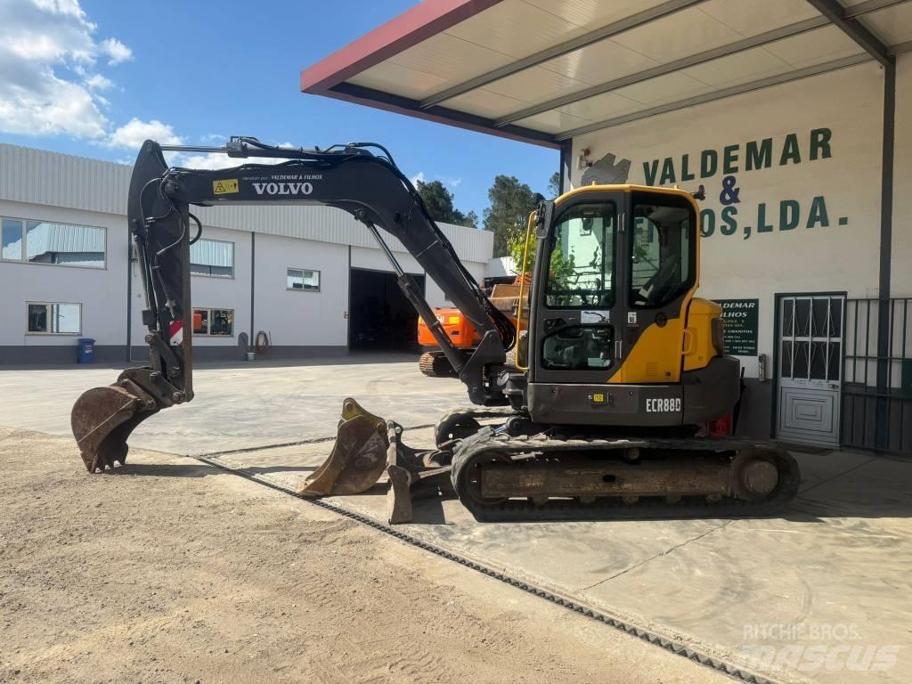 Volvo ECR 88 D, ECR88 中型油圧ショベル 7ｔ-12ｔ（ユンボ・パワーショベル・バックホー）