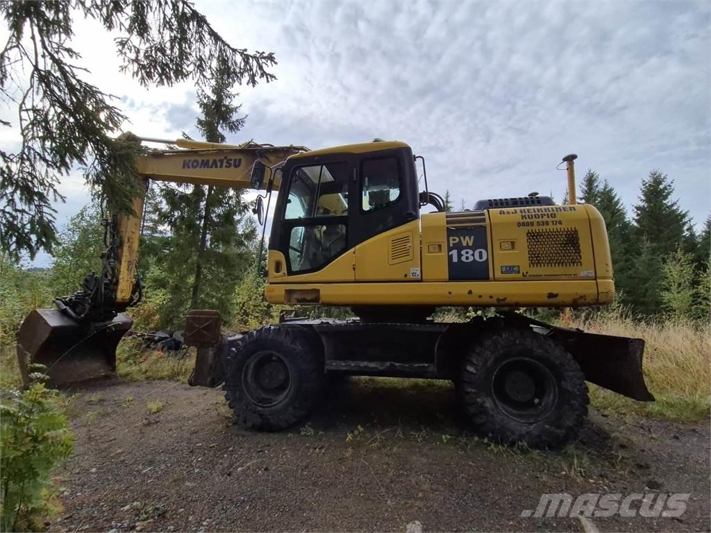 Komatsu PW180 ES-7 ホイール式油圧ショベル（パワーショベル・ユンボ・バックホー）