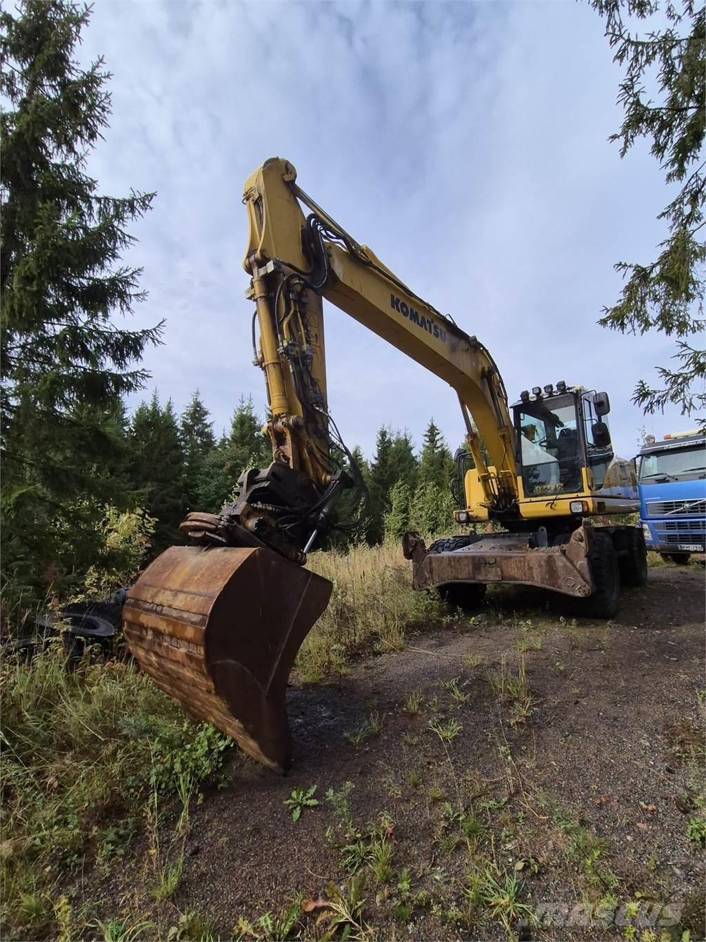 Komatsu PW180 ES-7 ホイール式油圧ショベル（パワーショベル・ユンボ・バックホー）