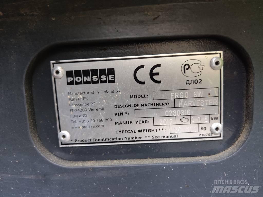 Ponsse ERGO 8W ハーベスター