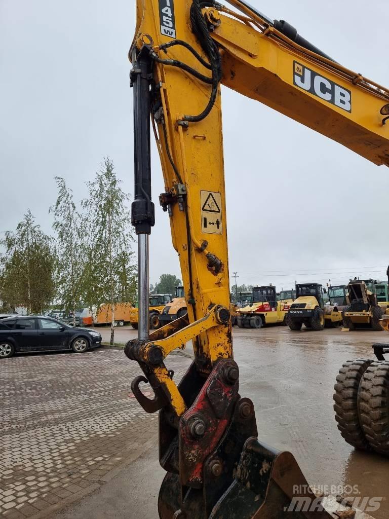 JCB JS 145 W ホイール式油圧ショベル（パワーショベル・ユンボ・バックホー）