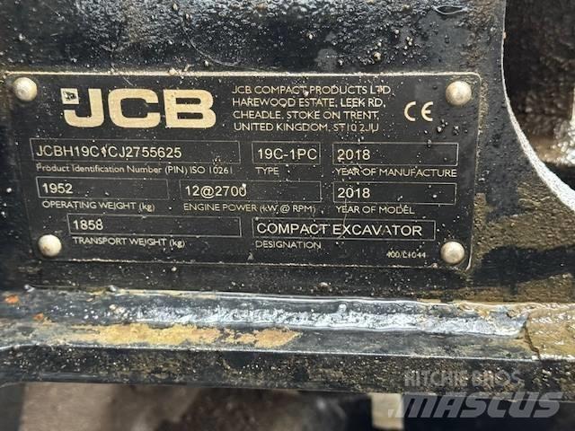 JCB 19 C-1 ミニ油圧ショベル 7t以下（ミニユンボ・ミニディガー）