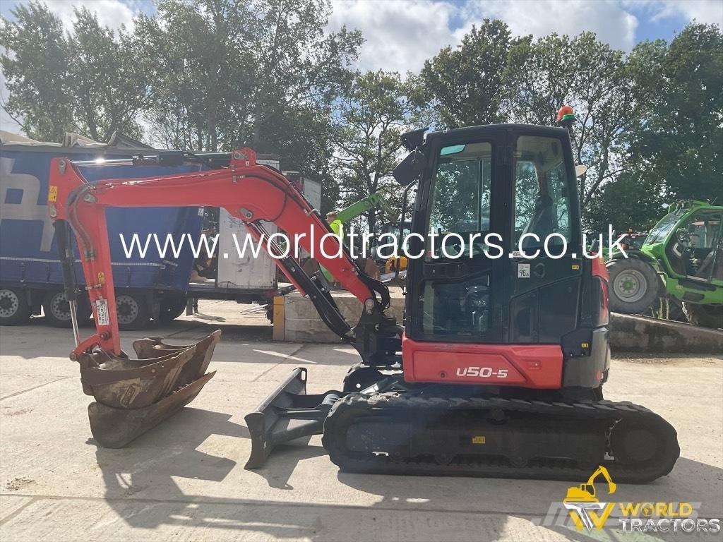 Kubota U 50-5 中型油圧ショベル 7ｔ-12ｔ（ユンボ・パワーショベル・バックホー）