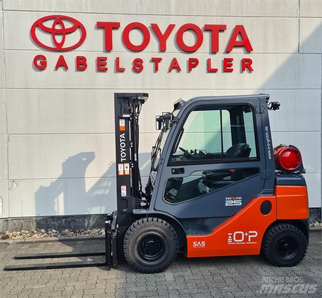 Toyota 02-8FGF25 LPGフォークリフト