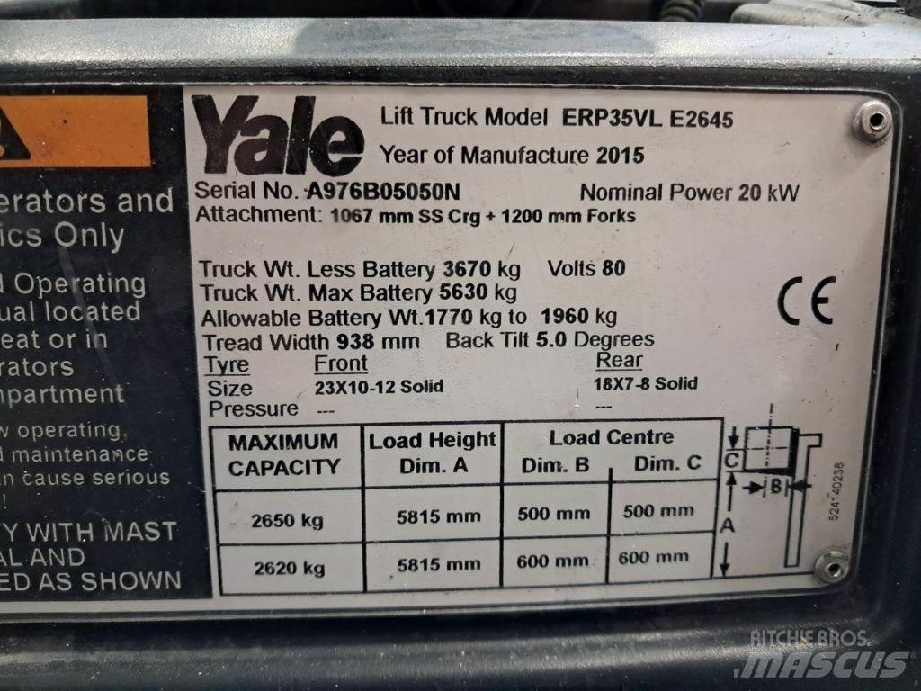 Yale ERP35VL バッテリーフォークリフト