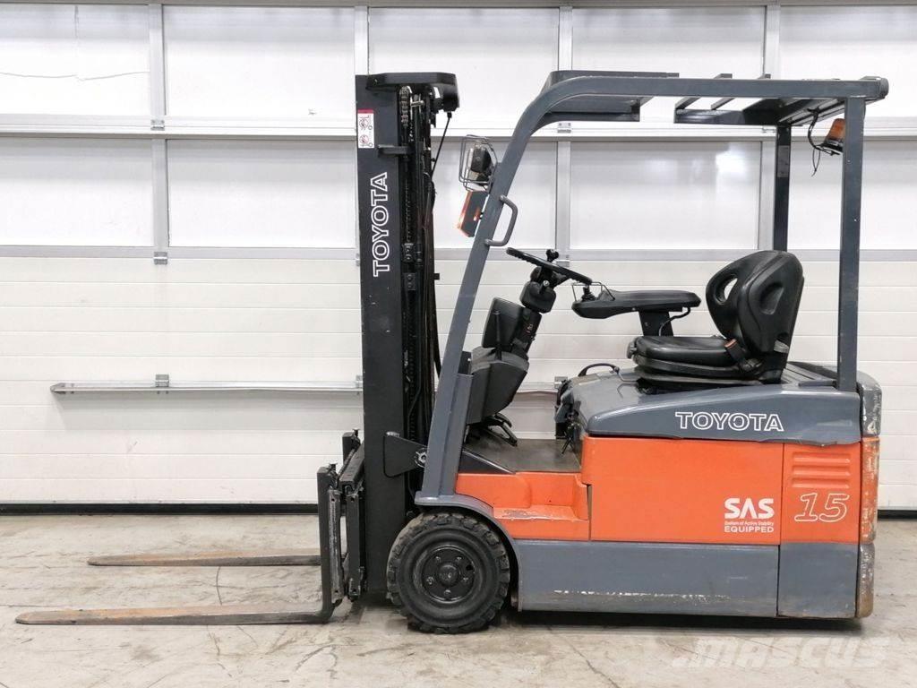 Toyota 7FBEF15 バッテリーフォークリフト