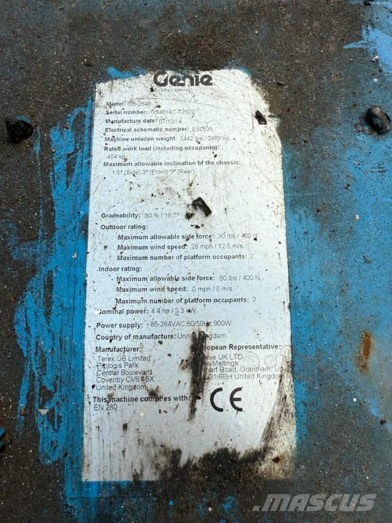 Genie GS2646 シザースリフト