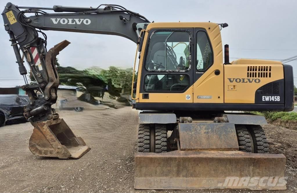 Volvo EW145B PRIME ホイール式油圧ショベル（パワーショベル・ユンボ・バックホー）