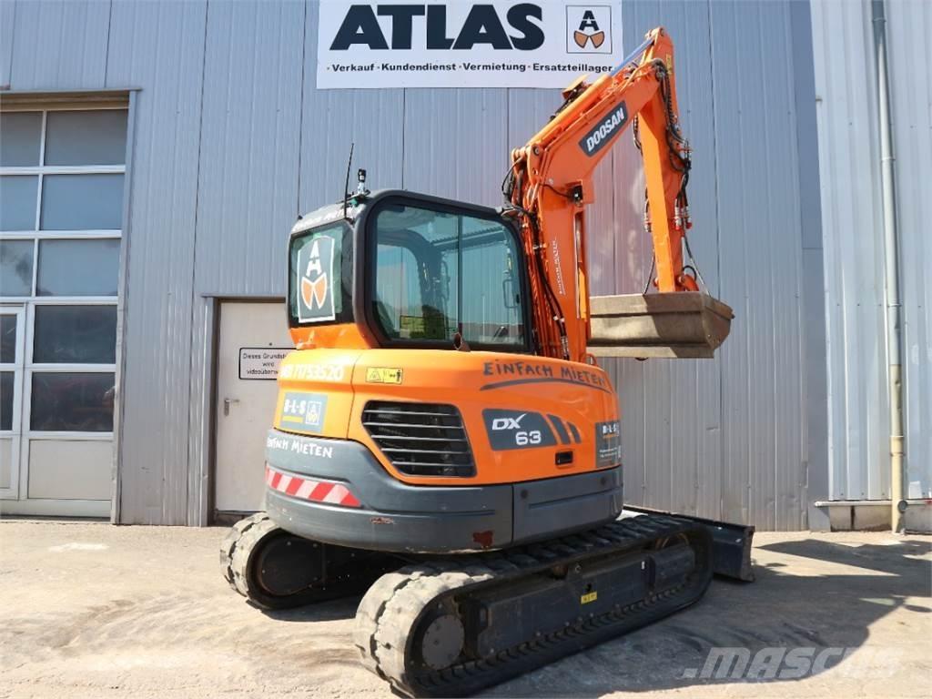 Doosan DX63-3 ミニ油圧ショベル 7t以下（ミニユンボ・ミニディガー）