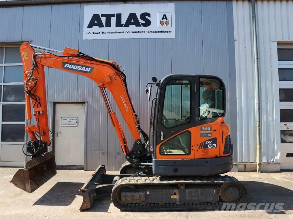 Doosan DX63-3 ミニ油圧ショベル 7t以下（ミニユンボ・ミニディガー）