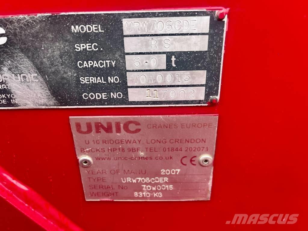 Unic URW 706 ミニクレーン