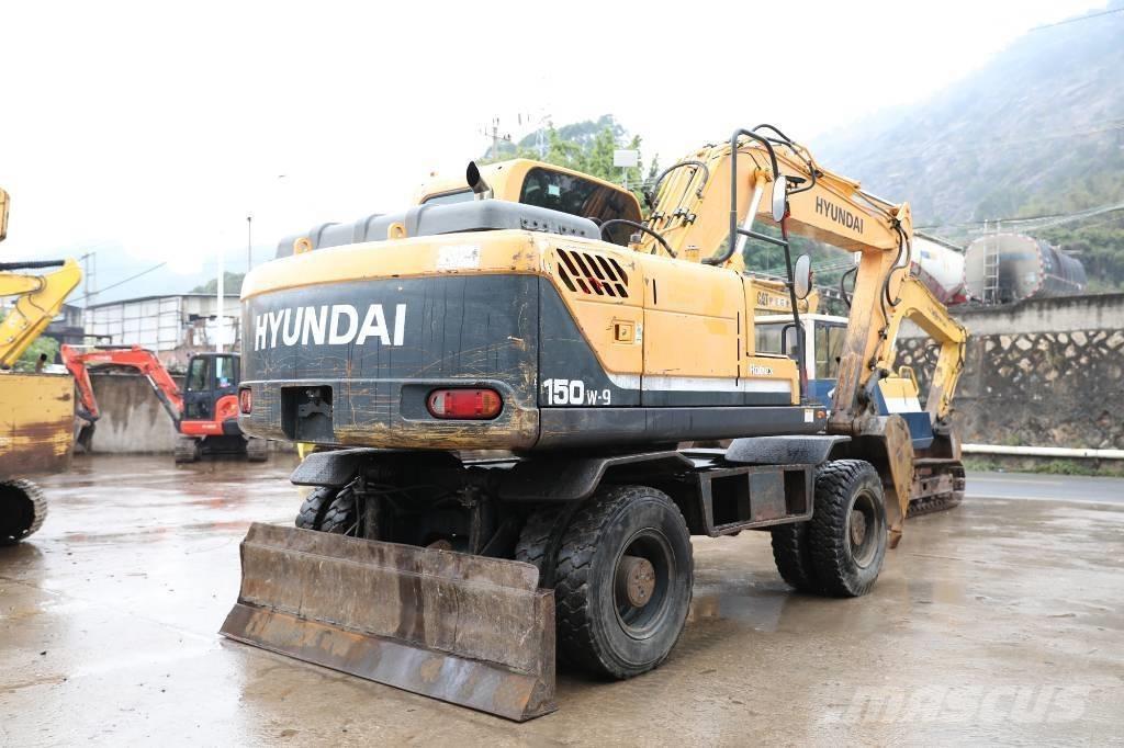 Hyundai 150W-9 ホイール式油圧ショベル（パワーショベル・ユンボ・バックホー）