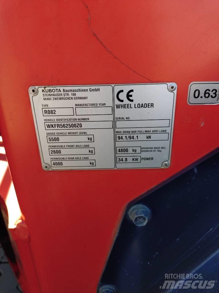 Kubota R 082 ホイールローダー・タイヤショベル