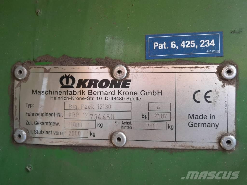 Krone Big Pack 12130 スクエアベーラー