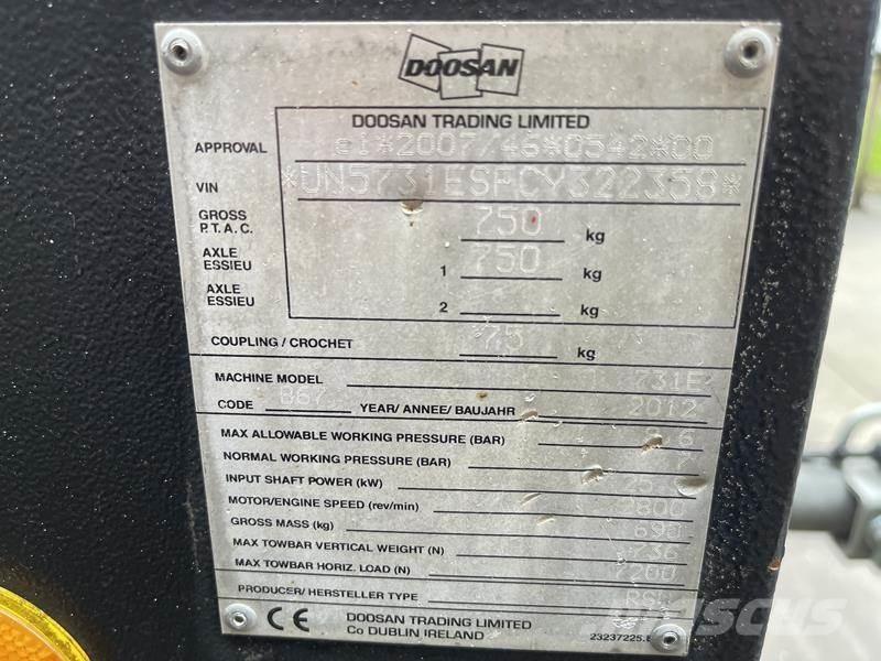 Doosan 7 / 31 E コンプレッサー