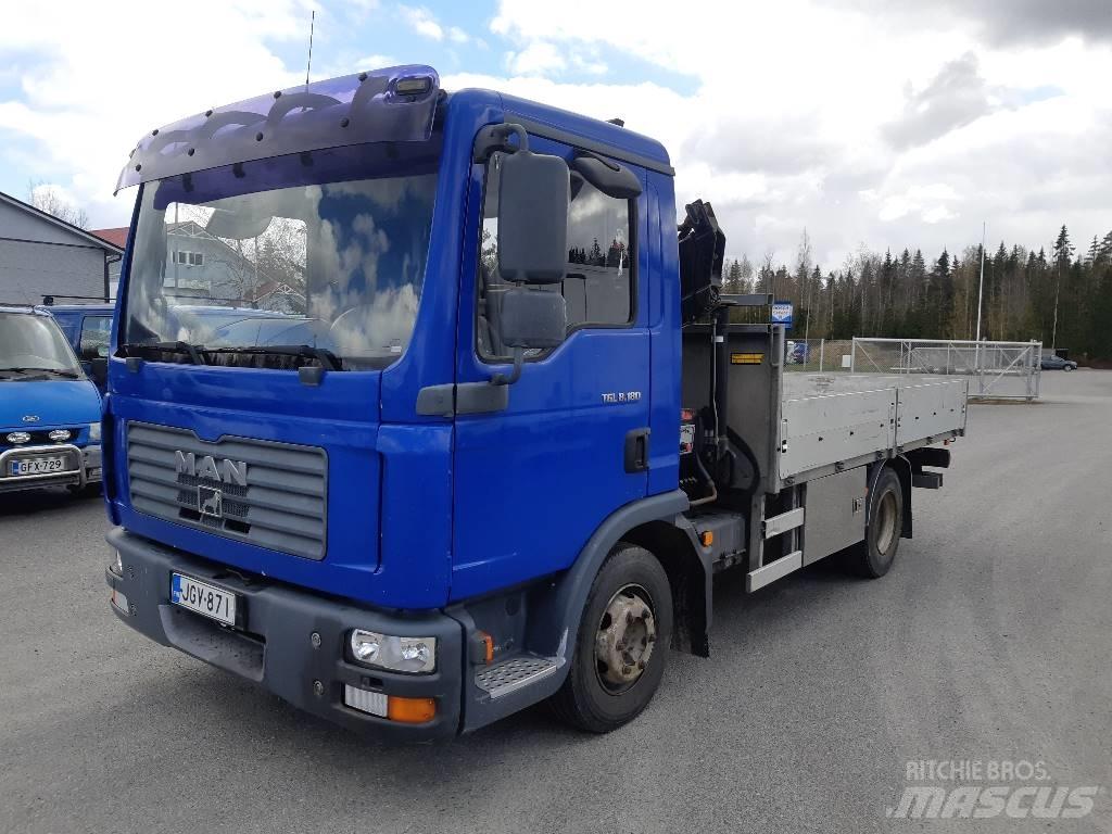 MAN TGL 8.180 クレーントラック、ユニック車