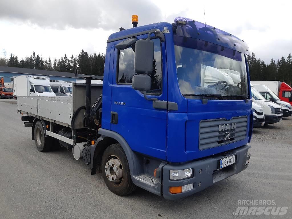 MAN TGL 8.180 クレーントラック、ユニック車