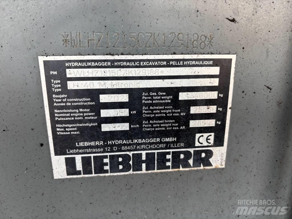 Liebherr LH 40 Port 廃棄物／工業産廃処理機