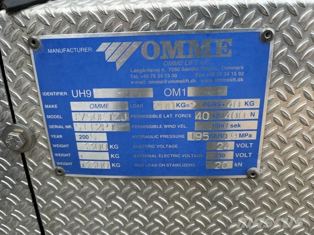 Omme 1750ETZJ トラック高所作業車