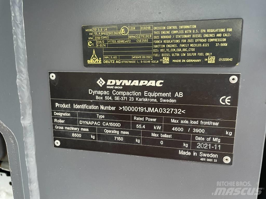 Dynapac CA1500D 振動ローラ