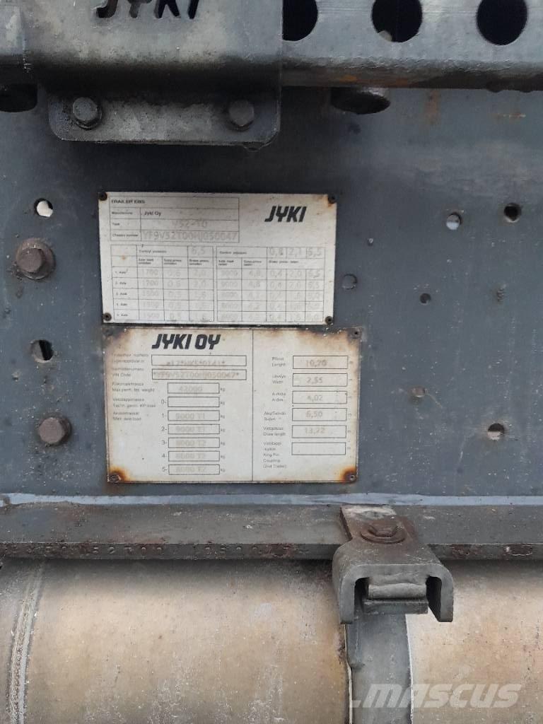 Jyki V52-T0 木材トレーラー