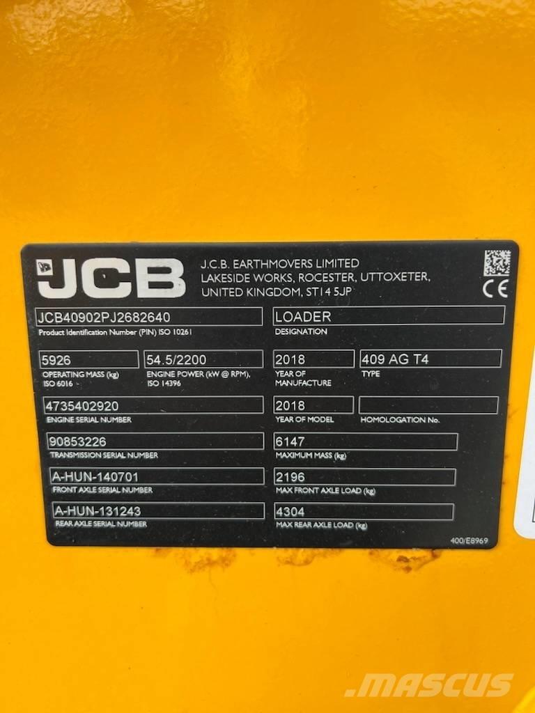 JCB 409 ホイールローダー・タイヤショベル