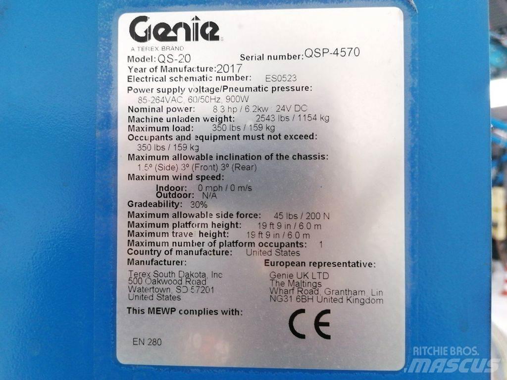 Genie QS-20 ブームリフト　直伸型