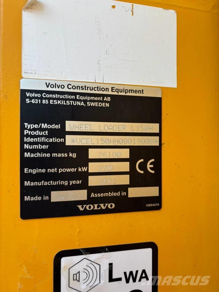 Volvo L150H ホイールローダー・タイヤショベル