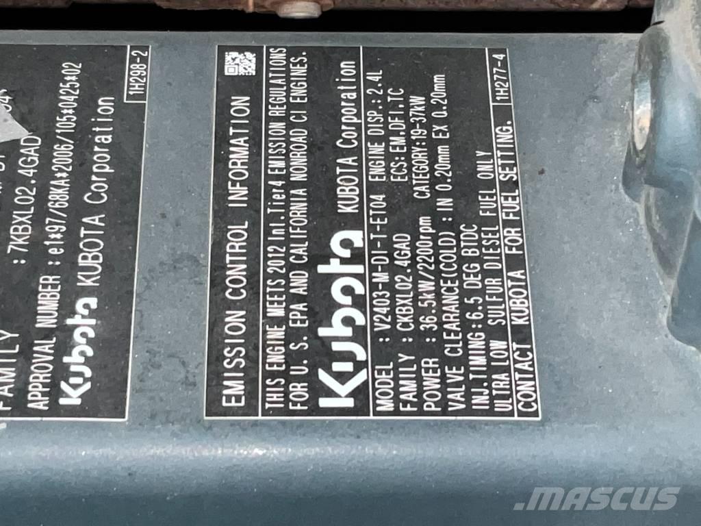 Bobcat E 50 EM ミニ油圧ショベル 7t以下（ミニユンボ・ミニディガー）