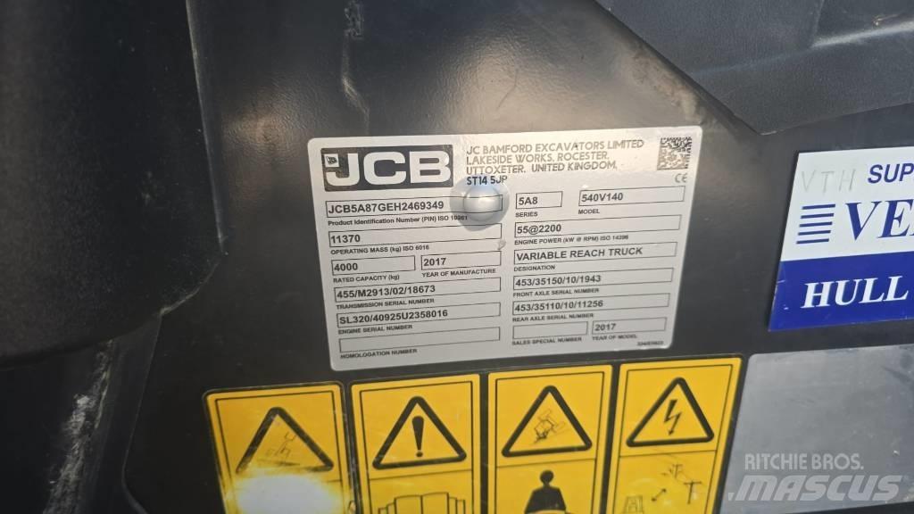 JCB 540-140 テレスコーピックハンドラー
