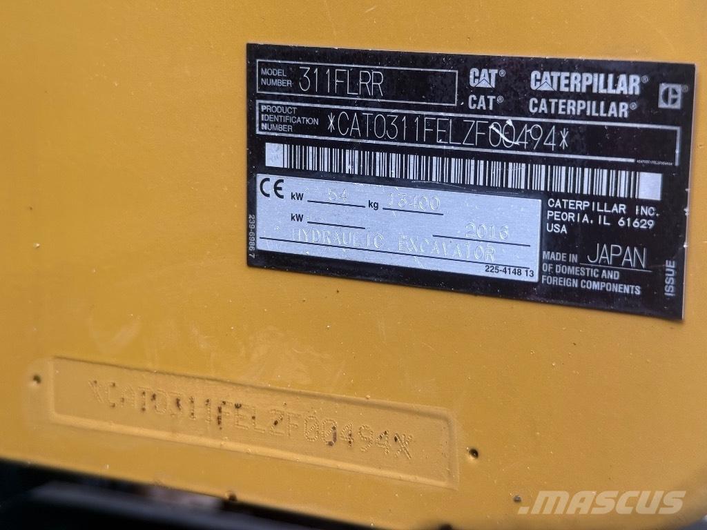 CAT 311 FL RR 大型油圧ショベル12t以上（パワーショベル・ユンボ）