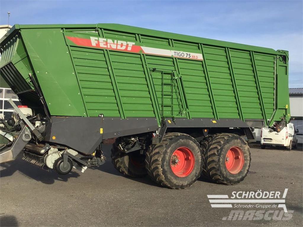 Fendt TIGO 75 XR セルフローディングトレーラー